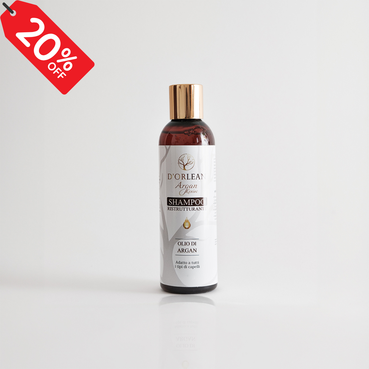 Shampoo Naturale Ristrutturante - Argan Revive