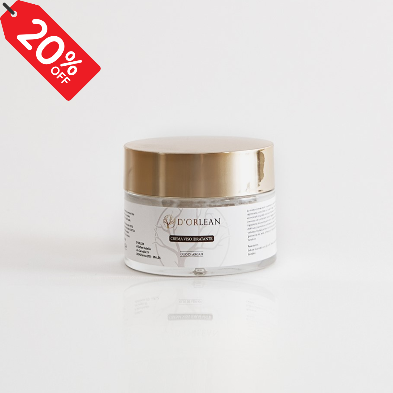 Crema Viso Idratante - Argan Based